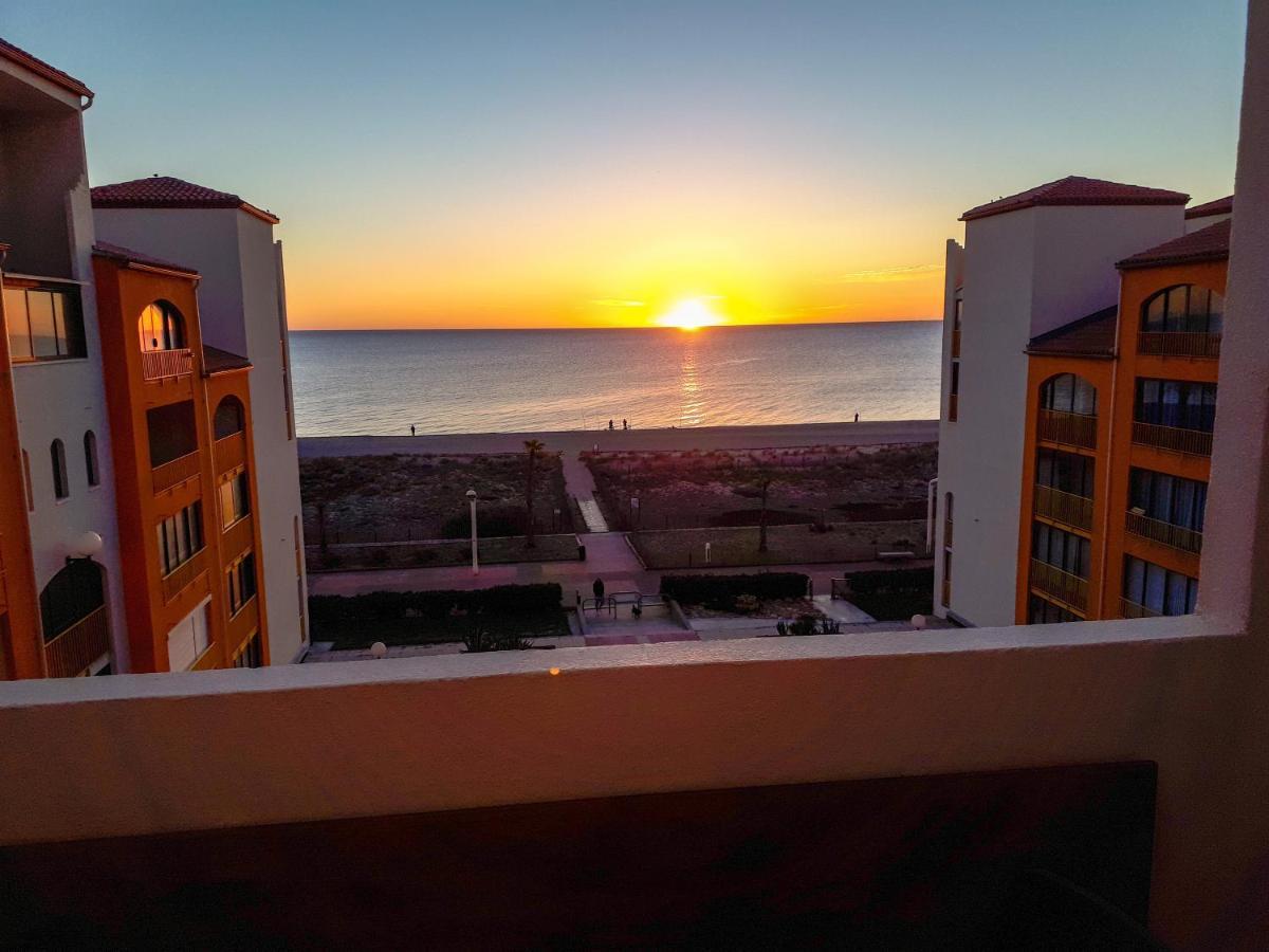 Appart Avec Terrasse Et Magnifique Vue Sur La Mer Le Barcarès Zewnętrze zdjęcie
