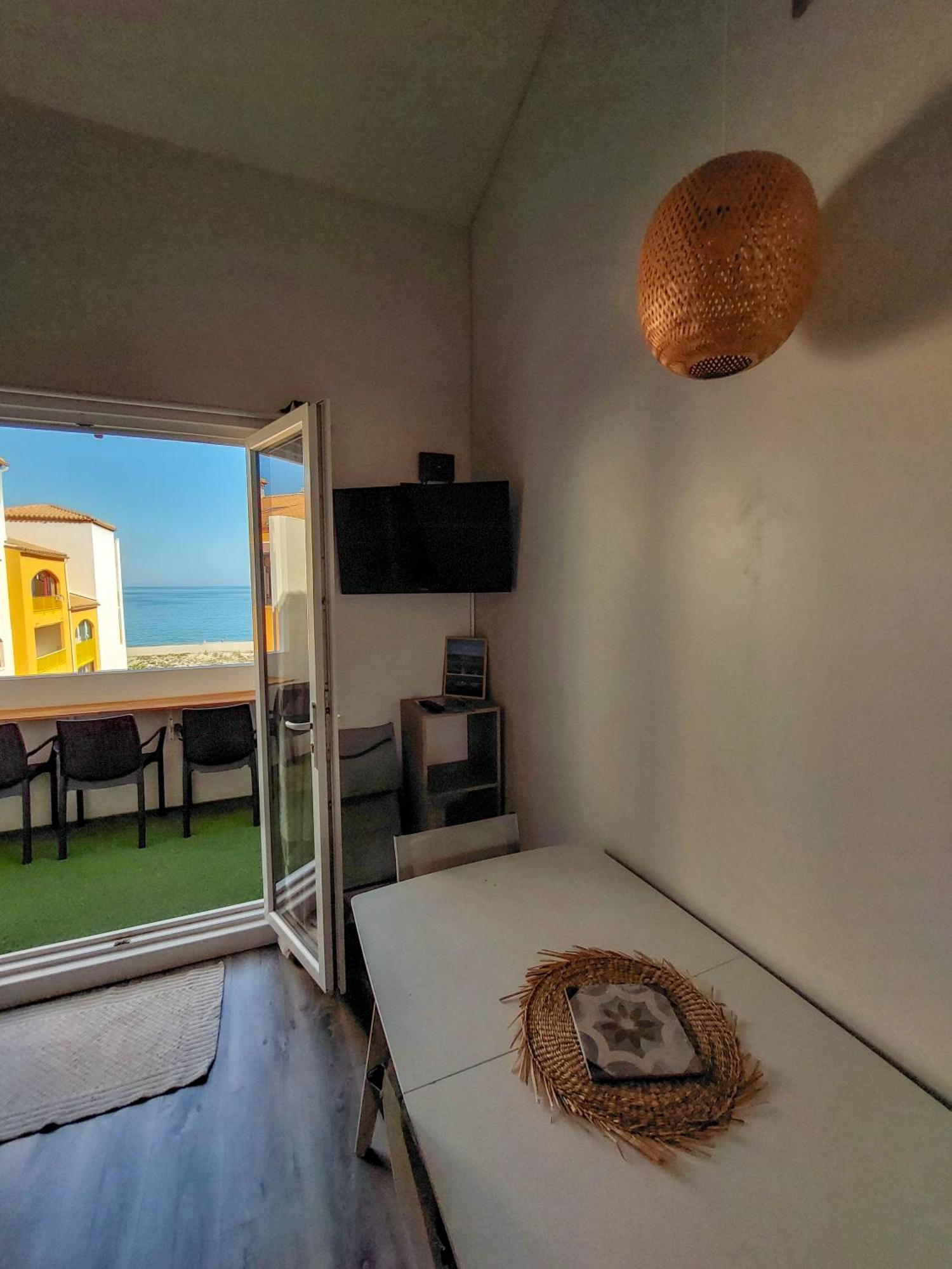 Appart Avec Terrasse Et Magnifique Vue Sur La Mer Le Barcarès Zewnętrze zdjęcie