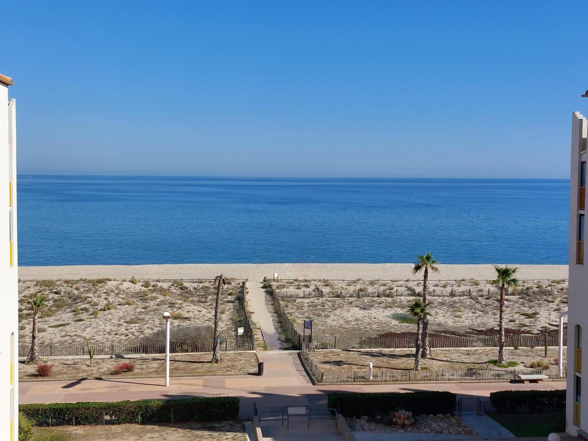 Appart Mezzanine Vue Mer Et Plage, Parking Wifi Tv Le Barcarès Zewnętrze zdjęcie